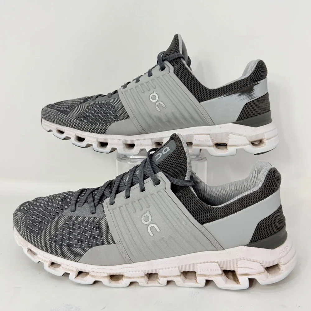 On Cloudswift Mens Running Shoes Rock Slate Grey 41.99583 Size 11